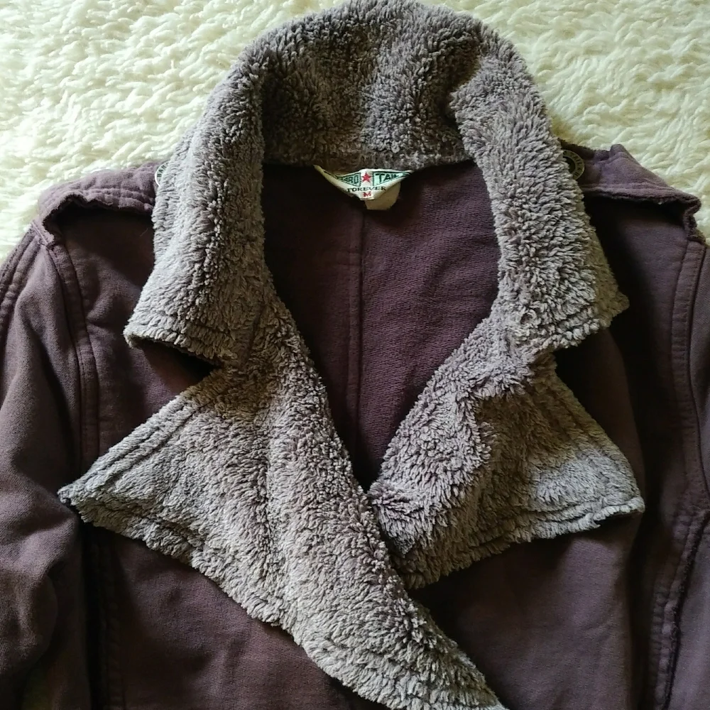 y2k purple cotton trench - Picture 11 of 11